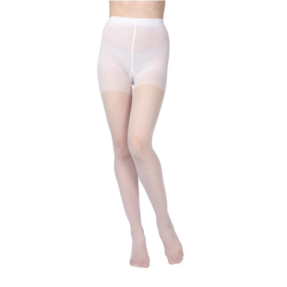 🦋B2G1🦋MeMOÍ Bridal ESSENTIALS White Satin Sheer Control Top Pantyhose